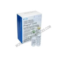 Pregnyl Brand HCG 5000 IU ampules